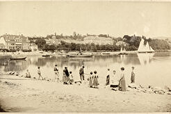 Hôtel Beau-Rivage à Ouchy (1871)