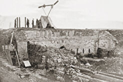Французский телеграф на башне Малахова кургана (1855)