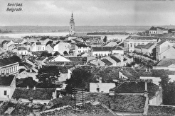 Pogled na Kosančićev i Oblićev Venac (1900)
