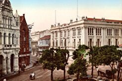 Chartered Bank Buildings & Battery Road (1890)