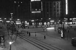 Astoria kereszteződés, Károly (Tanács) körút - Rákóczi út sarok, MTA lakóház (1960)