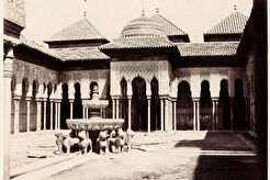 Ganada. Alhambra, Patio de los Leones (1859)