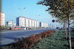 Новый город. Московский проспект. Остановка "Парк Гренада" (1970)