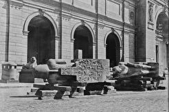 Транспортировка статуй Рамзеса II (1900)