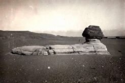 The Great Sphinx before its release from the sands (1894)