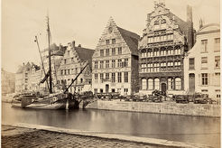 Ghent. Graslei (1850)