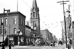 West 12th Street and South Halsted Street (1900)