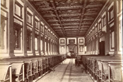 Firenze.  Biblioteca Medicea interno (Michelangiolo Vasari)   (1852)