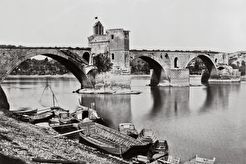  Pont Saint-Bénezet.  (1860)