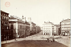La puerta del Sol con el Ministerio de la Gobernacion (1862)