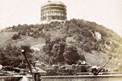 Kelheim. Michelsberg mit Befreiungshalle (1860)