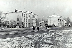Мыски. Площадь в микрорайоне ГРЭС (1956)