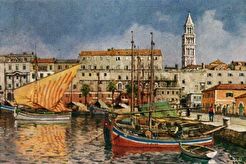 Split. Dioklecijanova palace (1900)