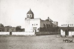 Main Plaza, San Fernando Church and Carolan’s Auction House (1856)