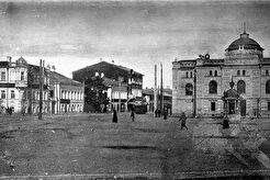 Ярославль. Театр и начало Стрелецкой улицы. (1902)
