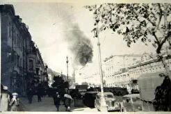 Перші пожежі на Хрещатику під час Другої Світової війни (1941)