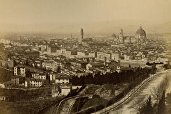 Panorama della Citta visto da San Miniato al Monte. (1852)