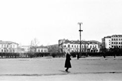 Площадь им. Ленина, вид на Архиерейский квартал (1960)