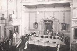 Откриване на заседание на 14 Обикновено Народното събрание (1908)