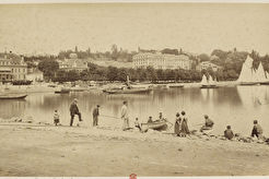 Hôtel Beau-Rivage à Ouchy (1871)