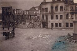 Вуліца Калініна паміж Біржавым завулкам і вуліцай Вольнай (1941)