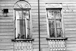 Никольская площадь, д. 7. Фрагмент восточного фасада (1986)