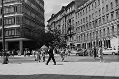 Skrzyżowanie Brackiej i Al. Jerozolimskich (1960)