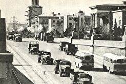 Московский пр-т. Выезд из путепровода под ж\д (1962)
