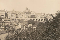 Vallée du Flon et Grand Pont (1870)