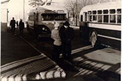 Конечная остановка в посёлке Середа (1960)