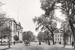 Savannah, Georgia. Bull Street and the Chatham Academy (1908)