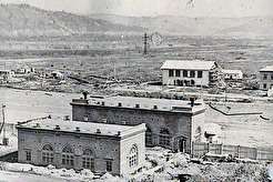 Мыски. Водонасосная и камера переключений Томь-Усинской ГРЭС (1958)