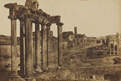 Foro Romano, Tempio di Saturno (1852)