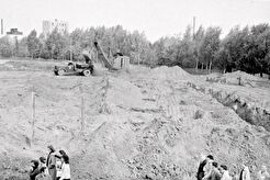 Строительная площадкаглавного  корпуса ВФ МЭИ (1963)