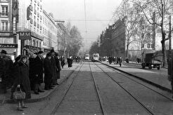 Rákóczi út az Astoria kereszteződéstől nézve (1960)