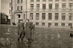 Немцы на Домской площади (1941)