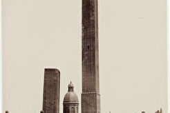 Torre Asinelli e Garisenda (1860)
