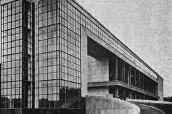 Театр имени М. Горького. Боковой фасад (1935)