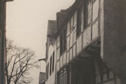 Alte Häuser in der Rheinstrasse, Zons (1903)