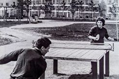 Академгородок, в одном из дворов на Морском проспекте (1960)