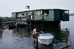 Restaurantschiff "Alte Liebe" am Stößensee (1960)