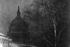 Capitol Building at night in 1907 (1907)