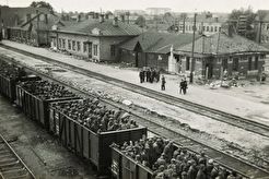 Брэсцкі вакзал пад час гітлераўскай акупацыі (1941)