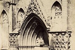 Puerta principal de Santa María del Mar (1860)