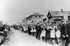 Мыски. Первомайская демонстрация (1963)