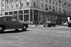 Skrzyżowanie Alei Jerozolimskich i ul. Kruczej (1960)