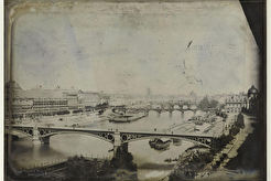 Le Louvre et les Berges de la Seine, vue en direction du Pont-Neuf (1852)