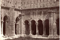 Cloître St Trophime à Arles XIIe siècle (1856)