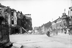 Вуліца Савецкая пры яе перасячэнні з Энгельса (1941)