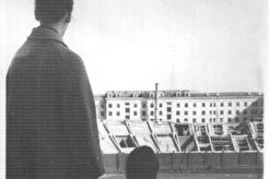 Строительство восточной трибуны стадиона "Труд" (1960)